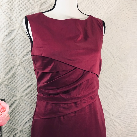 Ann Taylor Petites Ruched Waist Sleeveless Dress - Picture 2 of 8